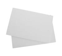2 Pièces Panneau en Fibre Céramique pour Foyer Extérieur, Léger et | Isolation Thermique pour Murs Latéraux et Plafond, Blanc, Réduit la Chaleur Extérieure