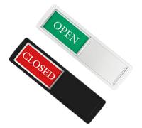 2 Pièces Panneau Occupé pour Toilettes, Signalisation D'état | Indicateur de Statut Réversible, Installation Simple, Nettoyage Facile, Usage pour Porte de Salle de Bain
