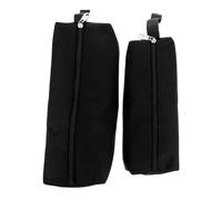 2 Pièces Paquet à Outils en Tissu Oxford Noir à Ferm | Lanière, Rangement Raisonnable, Format Portable pour Pièces et Réparations