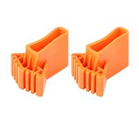 2 Pièces Patins Antidérapants pour Échelle Pliable, PVC Orange | Surface Élargie, Protège le Sol, pour Ateliers et Entretien, Compatible Échelles Krause