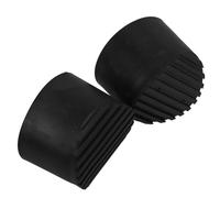 2 Pièces Patins en Caoutchouc, Ronds, Antidérapants, 64mm, Noir | Protection pour Pied D’échelle Extensible, Accessoire Stabilisateur, Remplacement de Pieds Usés, Terrasses Bois, Extérieur