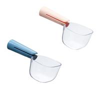 2 Pièces Pelle Multifonction Échelle Claire, Poignée Ergonomique | Boite A Croquettes, Cuillère à Riz, Cuillère à Céréales, Cuillères Doseuses, Ustensiles pour Pâtes Couleur Aléatoire
