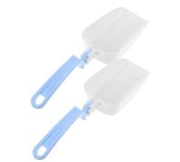 2 Pièces Pelle Réutilisable Pliable en Plastique | Légère, Facile à Ranger, Usage la Cuisine et Dessert, Format Pratique pour Service Sec
