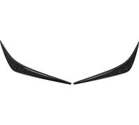 2 pièces phares sourcils gauche droit avant phares paupières moulures garnitures sourcils bandes pour Yaris Cross XP210 2023 à 2024 noir brillant