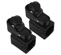 2 Pièces Pièce de Commutateur pour Poteau D’auvent, Réglage | Accessoire pour Abri Solaire, Plastique Noir, Installation Simple, Compatible Poteaux et Pied D’auvent