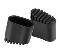 2 Pièces Pieds d’Échelle Caoutchouc 40x20mm Embout Antidérapant | Patins de Remplacement Universels pour Escabeau Échelle Droite Marchepied, Protection Sol, Stabilité Améliorée et Sécurité