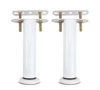 2 Pièces Pieds de Meuble, HAIYUU Pieds de Meubles Réglables, Pieds de Table en Métal Pieds de Support en Fixation en Métal pour Meubles Table Chaise Bureau Cuisine Armoire Canapé,18-32CM