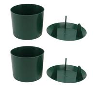 2 Pièces Piège à Escargots Vert en Plastique, Capture Physique | Nettoyage Facile, pour Balcon et Potager, Outil Simple, Cage Verte