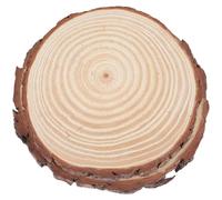2 Pièces Pierre de Gué en Bois, Dalles Décoratives pour Allée Jardin | Aspect Rond Façon Bûche, Plastique et Bois de Cèdre, Finition Lisse, pour Sentiers Paysagers, Terrasses et Présentoirs