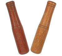 2 Pièces Pilon en Bois à Épices à Long Manche, Prise Ergonomique | Broyage de L’ail Épices, Manche Long, Prise Confortable, Style Assorti, Ustensile la Cuisine