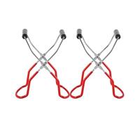 2 Pièces Pince à Conserve Anti-brûlure pour Bocaux, Fer Plaqué PP | Pince Antidérapante, Transport des Bocaux, Versement Confitures et Gelées, Style Moderne Simple