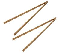 2 Pièces Pince à Déchets en Bambou Longue Portée pour Ramassage | Poignée Antidérapante, Surface Lisse, Préhension Sûre des Bouchons et Détritus au Sol, Outil Solide