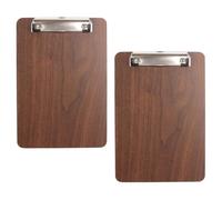2 Pièces Pince à Menu en Bois Cuisine et Restaurant, Légère | Ouverture et Fermeture Faciles, Usage Simple, pour Salle à Manger, Support de Recettes Maison