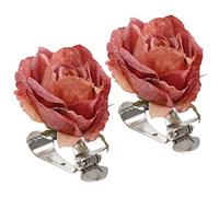 2 Pièces Pince À Rideau Boucle De Rideau Rideaux Floraux Crochets De Retenue De Rideau Pince À Rideau De Fleurs Rideaux Retenues De Draperie Décorative Clip Fleur De