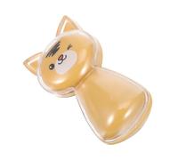 2 Pièces Pince de Fermeture Chat Mignon, Jaune, 7,5 CM | Pince Douce en Plastique, pour Café et Sachets Aluminium, Usage la Cuisine et Bureau, Format Compact 7,5cm