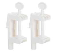 2 Pièces Pince de Fixation de Table Support Portable Détachable | Base Stable pour Bureaux, Usage Polyvalent, Compatible Lampe à Pince et Lumière, Montage Simple