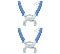 2 Pièces Pince de Fixation en Acier, Outil Manuel | Résistante à L’usure, Retour Assisté par Ressort, pour Élevage de Volailles et Grillage Métallique