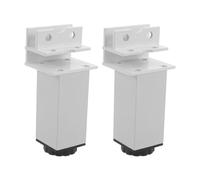 2 Pièces Pince de Fixation en Alliage D'aluminium | Hauteur Réglable 18mm, Vis de Montage Incluses, Angle 90 Degrés, pour Salle de Bain et Usage Professionnel