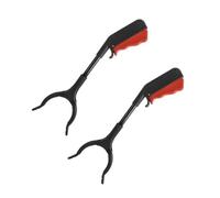 2 Pieces Pince Ramasse Objet 28 cetimeter, Pince pour Ramasser Sans se Baisser, Pince Ramasse Dechets avec Tige en Fer Epaissie, Pince Telescopique Ramasse Objet, Pince de Préhension pour Attraper au