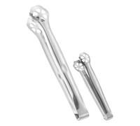 2 Pièces Pinces Métalliques de Chef en Acier Inoxydable 304 | Servir et Salade, Prise Maximale, Résistantes à L’usure, Protection ضد Rouille et Rayures, Argenté