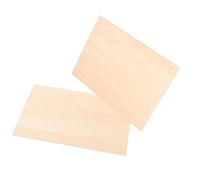 2 Pièces Planche à Graver en Bois Beige pour Artistes, Débutants | Surface Lisse, Usage Polyvalent pour Printmaking, Format A3, Améliore L'efficacité au Travail