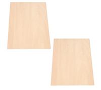2 Pièces Planche de Gravure Artisanale en Bois, Format A3 | Surface Lisse et Plate, Support Précis pour Rouleaux D’encre et Outils Linogravure, Beige