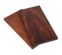 2 Pièces Planche en Bois de Noyer Massif, 7,8x4 Pouces | Placage et Contreplaqué, 0,39 Pouce D'épaisseur, Surface Lisse pour Gravure, Usage Atelier