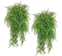 2 Pièces Plantes Suspendues Artificielles Fougère Vigne 80CM Plante Artificielle Tombante Fausse Plante Tombante Plante Tombante Artificielle Plantes Artificielles Suspendues pour Jardin Salon Balcon