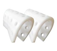 2 pièces Plaque Hydroponique en Polyéthylène Support pour Semis et | Tissu Maillé Hydratant, Adaptée aux Bouchons de Semis, Systèmes Flottants, Agriculture Moderne, Avant Trempage