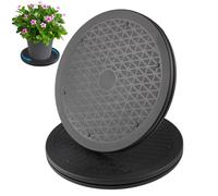 2 Pièces Plateau Tournant, 25,5cm Support Pivotant à 360° | Roulements à Billes en Acier, Universel Tourne-Disque Rotatif pour TV, Artisanat, Présentoirs