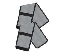 2 Pièces Pochette de Rangement, Tissu Oxford Argenté | Étui Zippé, Coutures Renforcées, Surface Anti-taches, pour Camping, Camping-car, Outils de Grill