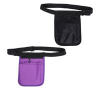 2 pièces Pochette Utilitaire de Ceinture, Sacoche à Outils multi-poches | Rangement à Compartiments, Boucle Réglable et Ouverture Rapide, pour Réparations Extérieures et Vélo