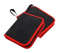 2 Pièces Pochette Zippée de Rangement pour Embouts, Poignée | Deux Paquet Inclus, Compartiments Multiples, pour Atelier et Tiroir, Séparation Pratique des Bits