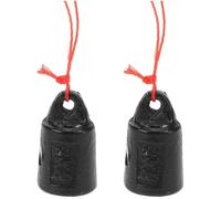 2 Pièces Poids de Balance Mécanique Rétro en Fer 150g Portable | Mesure Précise, Facile à Suspendre, Noir, Usage Polyvalent, pour Étalonnage et Remplacement