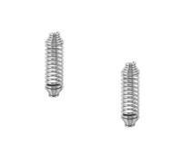 2 Pièces Poignée à Ressort pour Poêle à Bois en Acier Inoxydable 1 CM | Résistante à Chaleur L’usure, Installation Facile, pour Porte de Poêle à Granulés ou Meuble de Chauffage