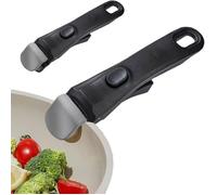 2 Pièces Poignée Amovible Mastrad - Poignee Détachable Pour Casserole Résistante À La Chaleur (250°C),Poignée Amovible Universelle