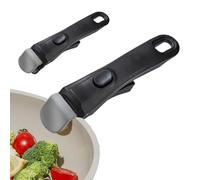 2 Pièces Poignée Amovible Universelle Pour Poêles, Poignée Amovible Mastrad, Poignee Détachable Pour Casserole Résistante À La Chaleur (250°C) , Pince Ergonomique Pour Ustensiles De Supporte 10kg