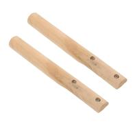 2 Pièces Poignée de Masque de Soudage en Bois, Légère | Remplacement pour Masques et Écrans de Soudage, Installation Rapide, Prise Confortable, Kaki