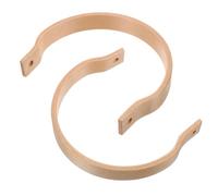 2 Pièces Poignée de Théière avec Manchon Cuivre Bois | Anse Détachable, Prise Ergonomique, Style Vintage, pour Bouilloire à Anse, Usage Maison et Cérémonie