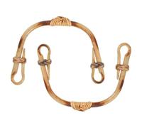 2 Pièces Poignée de Théière en Rotin, Amovible, Forme U, Tressée | Style Rustique , Isolation Thermique, pour Restauration de Théière et Usage Camping