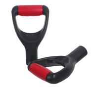 2 Pièces Poignée Rechange pour Pelle, Trou 32mm, Plastique | Outil de Jardin et Fourche à Bêcher, Usage Extérieur, Prise Confortable, Installation Simple, Résiste aux Intempéries