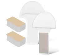 2 Pièces Poignées pour Soulever Abattant Wc, Adhésif Blanc ABS | Installation Rapide sans Perçage, Levage Doigt, Usage sans Contact pour Sièges Standard et Allongés