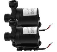 2 Pièces Pompe à Eau Submersible sans Balais 800l/h | Installation Immergée, Faible Consommation, sans Étincelle, Faible Bruit, Plastique, Système Solaire