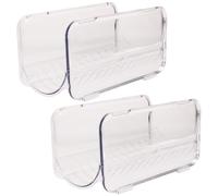 2 Pièces Porte-bouteille Empilable en Plastique et Réfrigérateur | Structure Stable à Rainures Antidérapantes, Base Large, Rangement Vertical pour Gourdes Isothermes ou Shakers