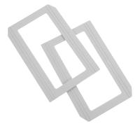 2 Pièces Porte-étiquette Magnétique, Fer Blanc | Cadre Discret, Repérage Rapide des Articles, Usage Bureau et Rayonnage Compact, Style Élégant