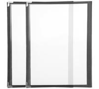 2 Pièces Porte-menu de Restaurant Portable à 3 Pages | Classeur de Menus pour Café, Lecture Claire et Rangement Plat, Coin Arrondi, Style Créatif
