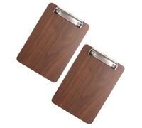 2 Pièces Porte-menus en Bois pour Maison et Salle à Manger, Léger | Ouverture et Fermeture Faciles, Rangement Simple des Menus, Usage Domestique, Format Portable, Service Repas