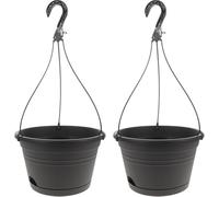 2 Pièces Pot De Fleur Support Succulent Suspendu Pot Mural Pots De Fleurs Suspendus Semis Pot De Pépinière Cache-Pot Suspendu Pots De Départ Ligne Métallique Plante Plastique P518