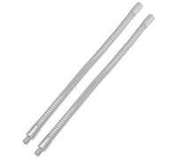 2 Pièces Poteau D’éclairage Col de Cygne en Fer | Angle Réglable, Base à Démontage Rapide, Tube Flexible pour Lampe, Usage Professionnel et Pratique