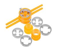 2 Pièces pour Tuyaux PVC, Filière Ronde Plastique | Acier Inoxydable, Ergonomique et Portable, pour Réparations Plomberie sur Site, Joints Étanches